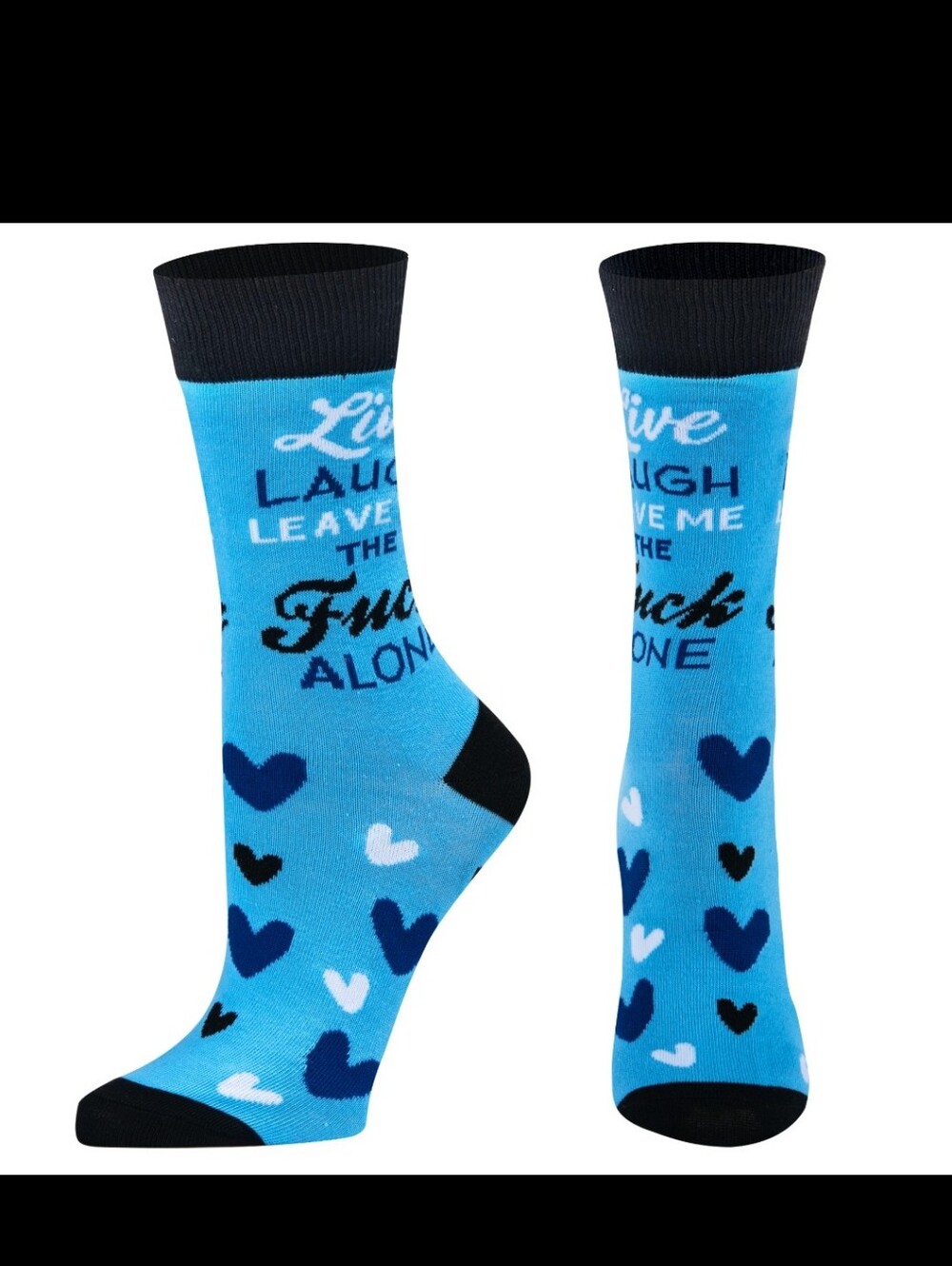 Crazy Socks Live Laugh Leave